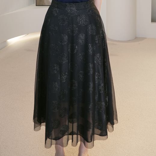 JUZUI/玖姿商场同款JZ玖姿显瘦女装夏季新款复古半身裙JLEX20002