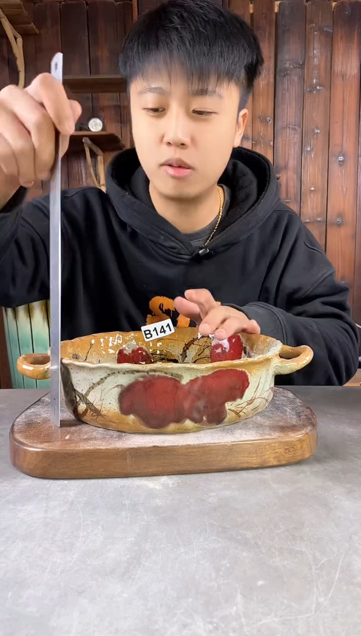 【闪购商品】碗141，手工手绘，新年快乐！