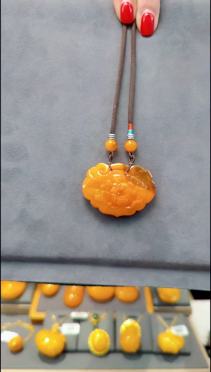 【闪购商品】蜜蜡颈饰未镶嵌H126蜜蜡吊坠