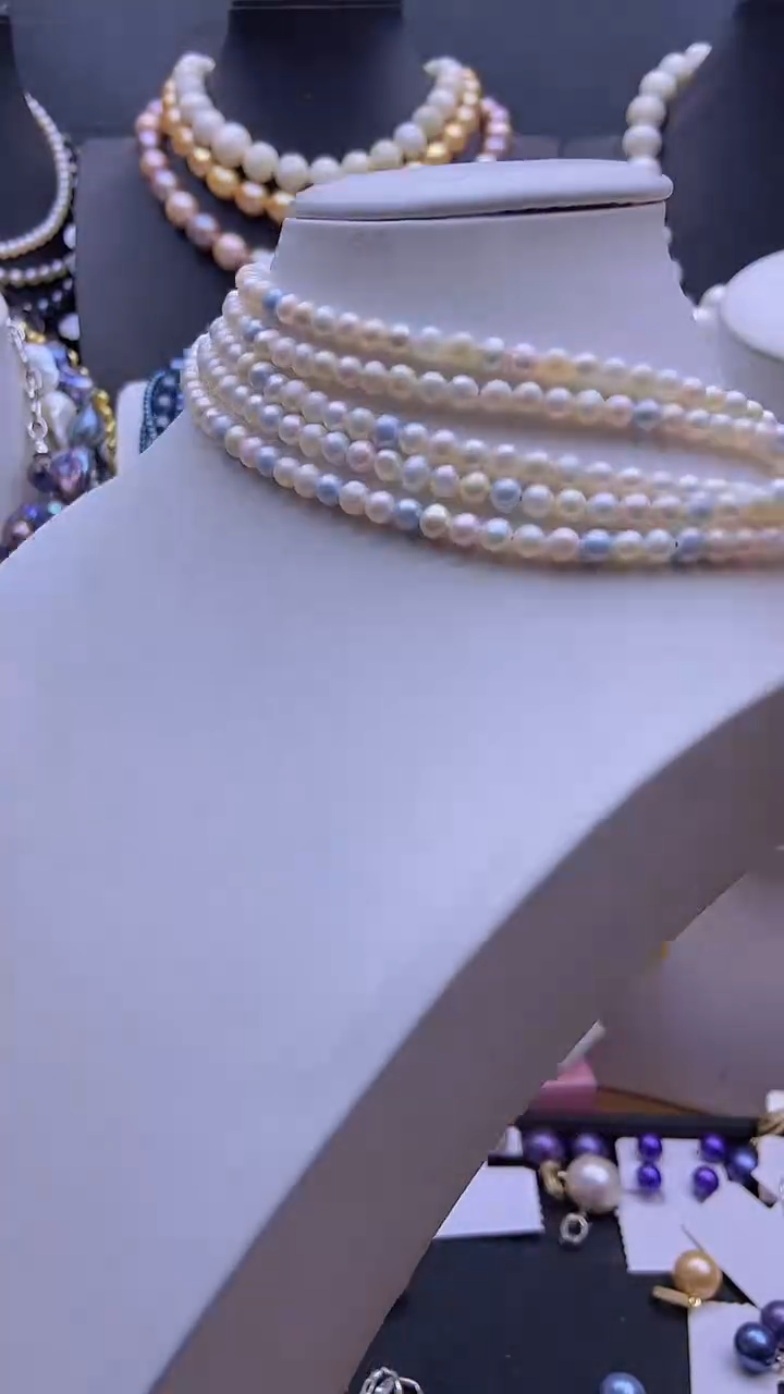 淡水珍珠未镶嵌颈饰1