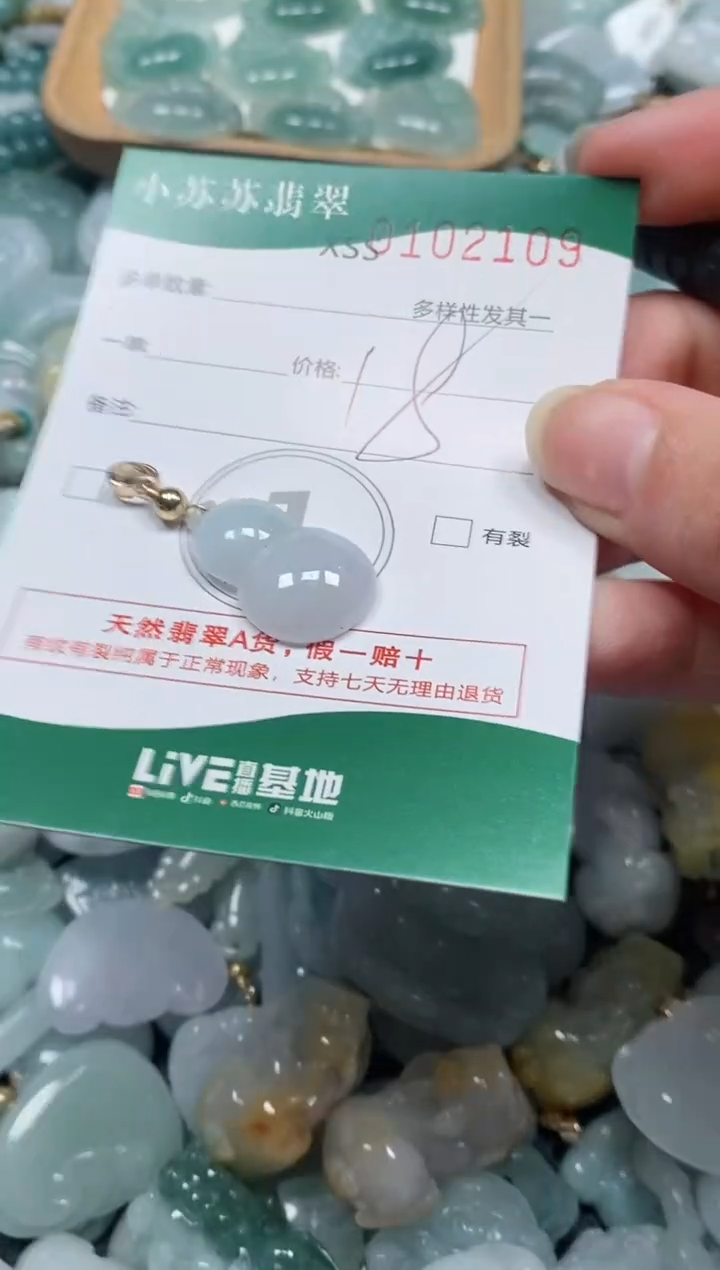 【闪购商品】翡翠颈饰未镶嵌闪购商品0102109