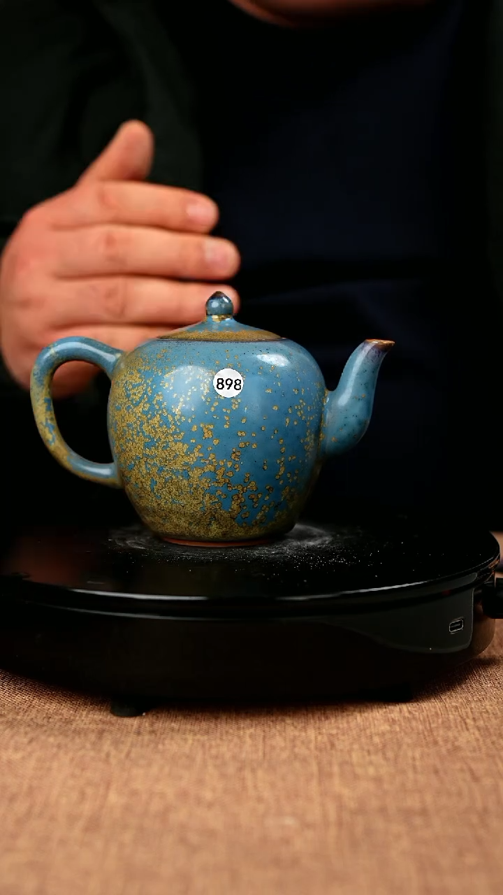 【闪购商品】898#国工一级品原矿钧瓷炉钧釉美人肩