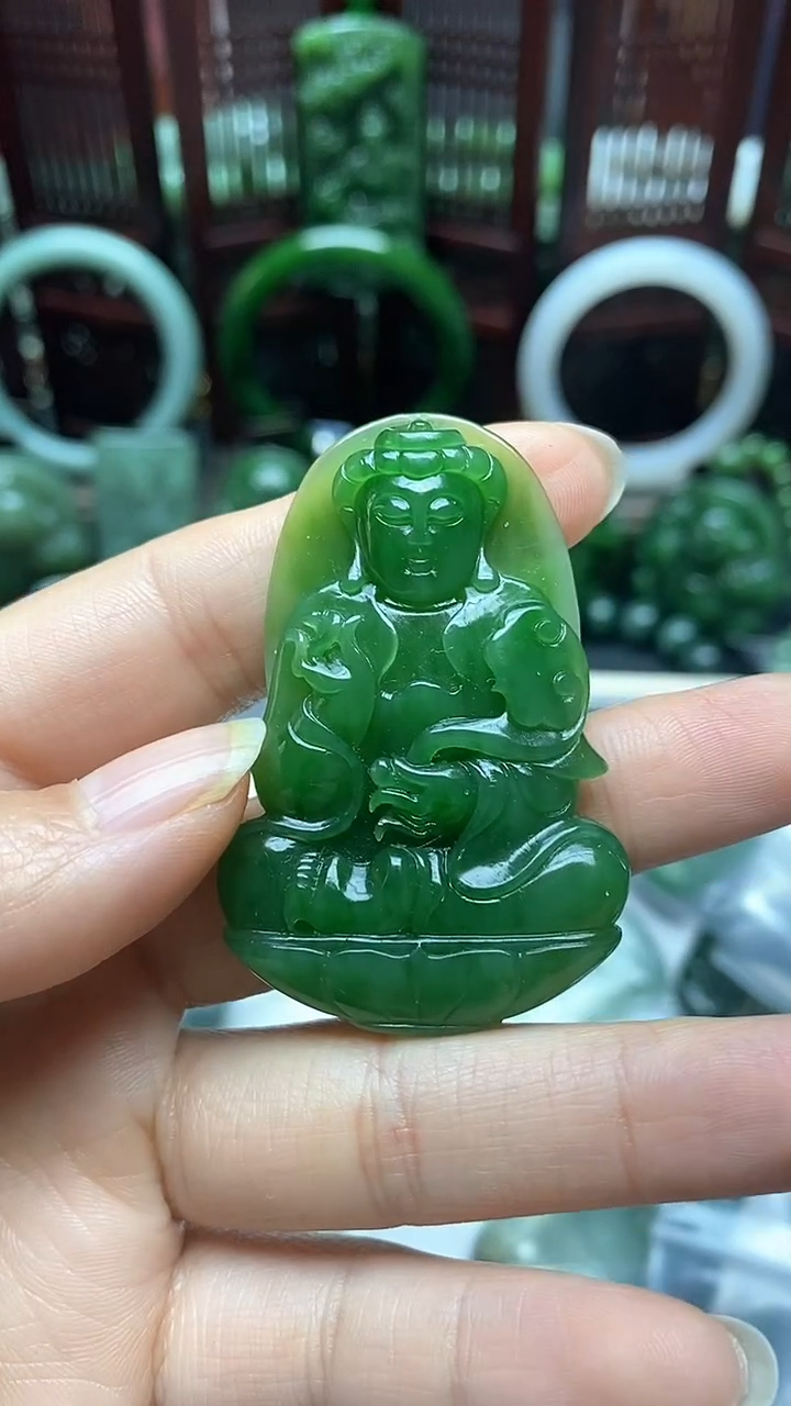 【闪购商品】和田玉吊坠未镶嵌1