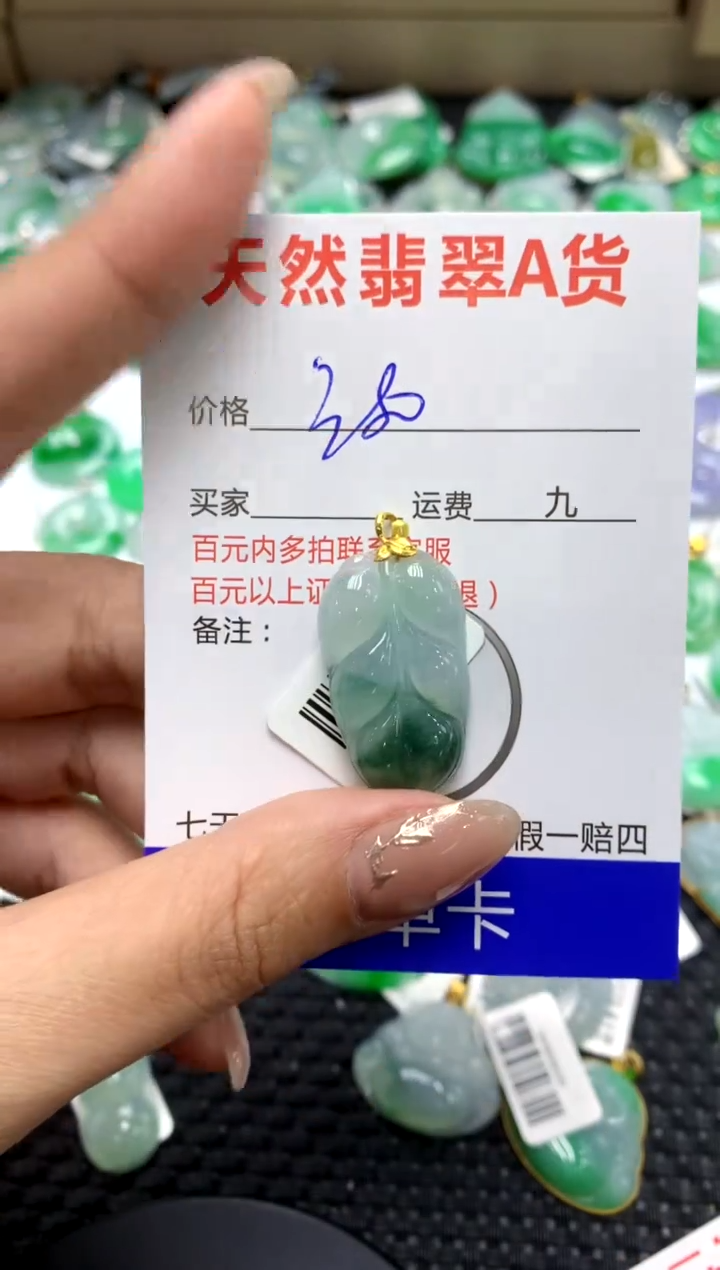 【闪购商品】翡翠颈饰18K金镶嵌111111111