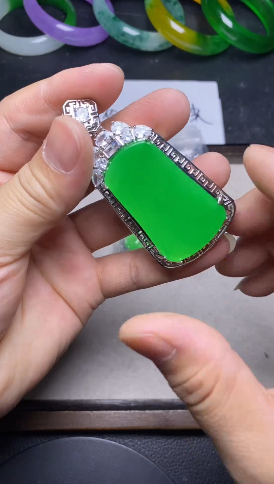 【闪购商品】翡翠手链未镶嵌镶嵌无事牌