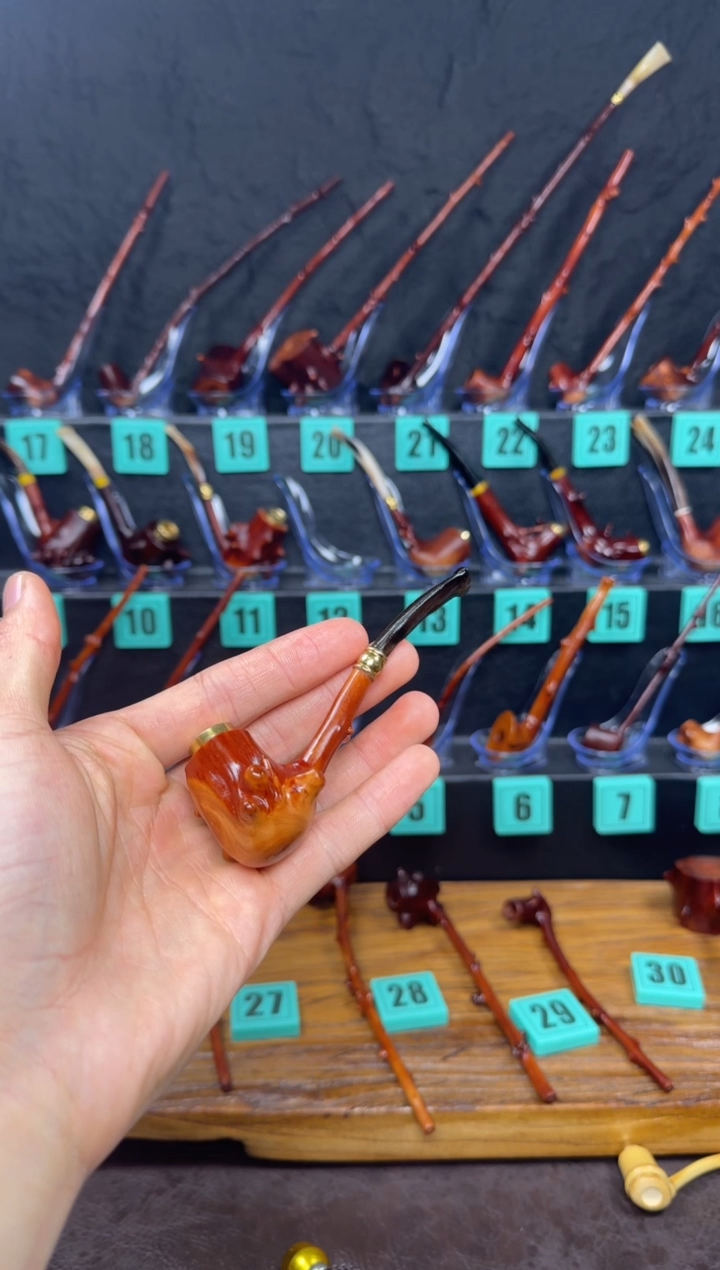 一物一图檬子木手工香烟嘴