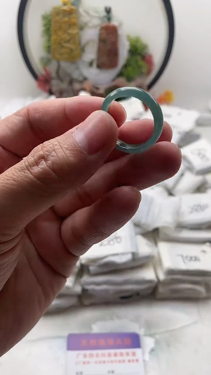 颈饰未镶嵌翡翠戒圈