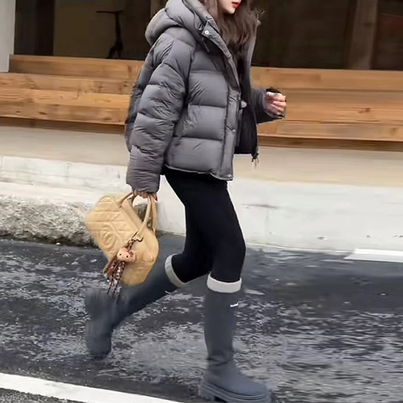 连帽泡芙款外套（010）BG