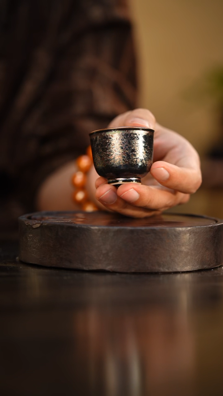 74柴房陶瓷柴烧主人杯