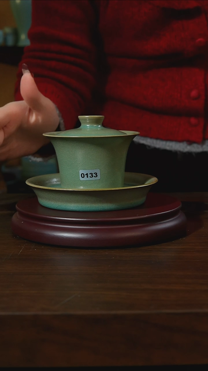 杯子瓷汝州原产地原矿仿古老釉q133