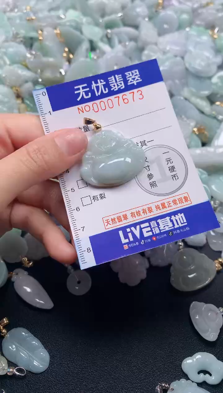 颈饰未镶嵌翡翠7673