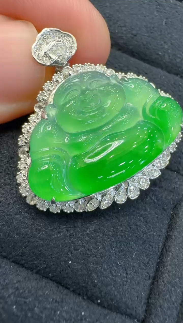 【闪购商品】翡翠吊坠(不含链)18K金镶嵌多样性团购发一件