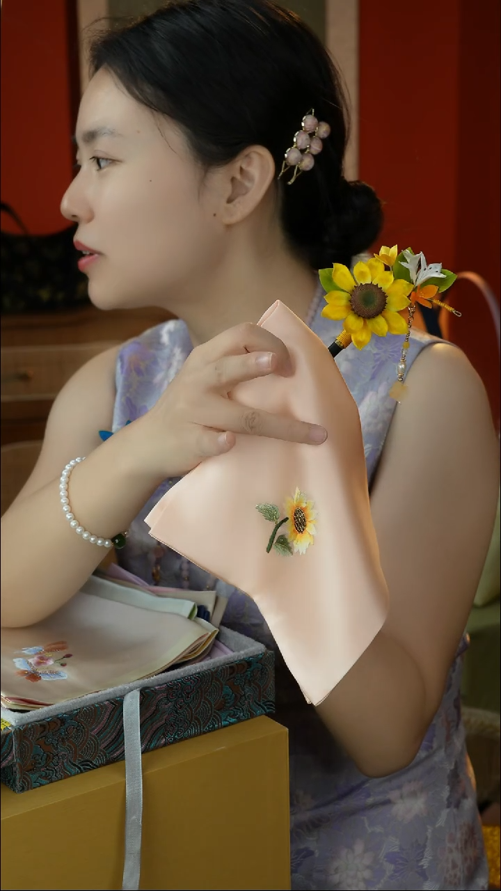 刺绣纯手工非遗国风饰品