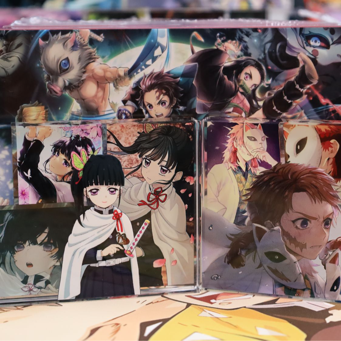 福袋【鬼灭之刃】精美亚克力摆件水晶砖12*8*1.5 墙下随机换