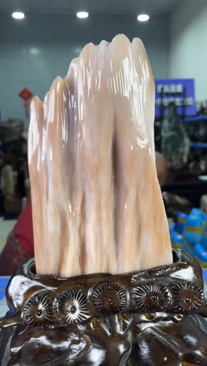 【闪购商品】硅化玉摆件未镶嵌86