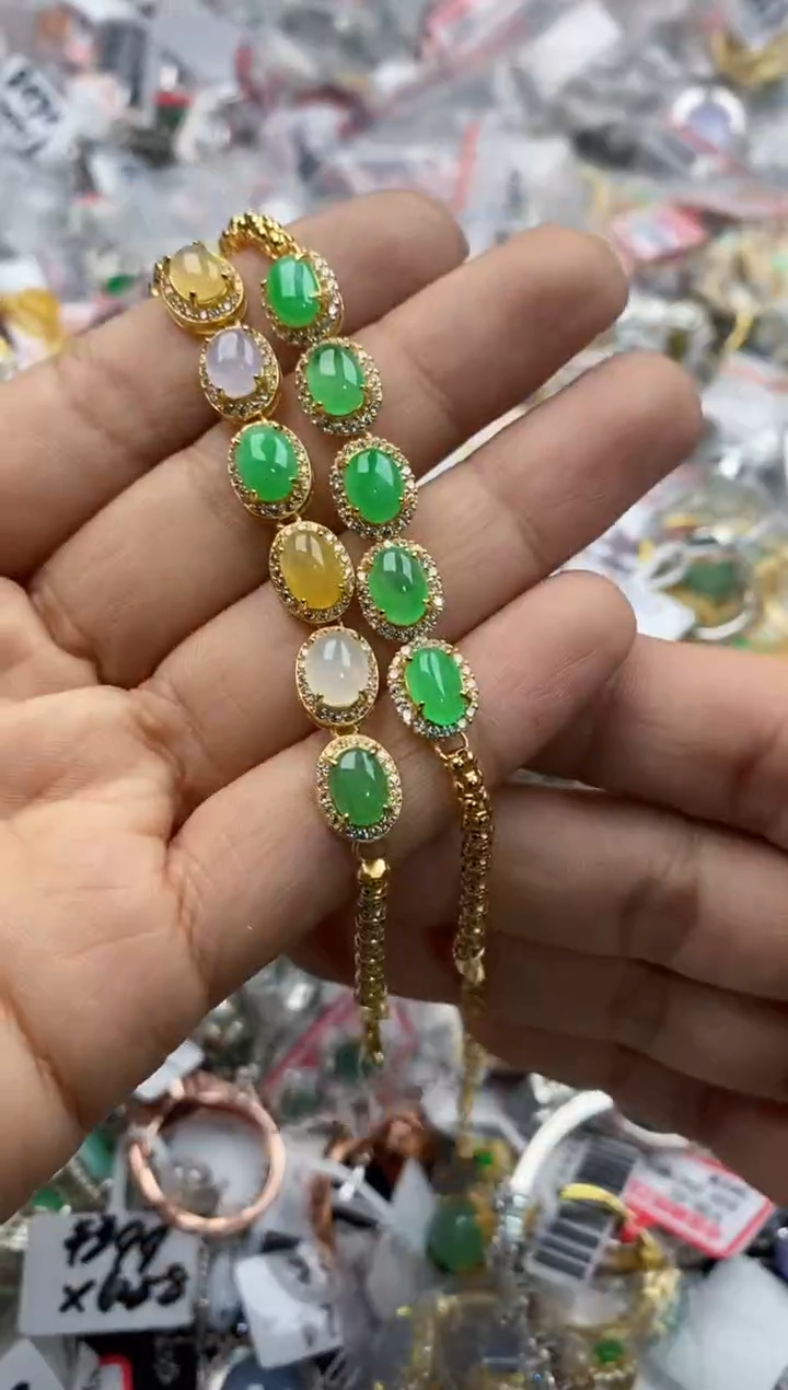 银S925镶嵌戒指翡翠141414----3