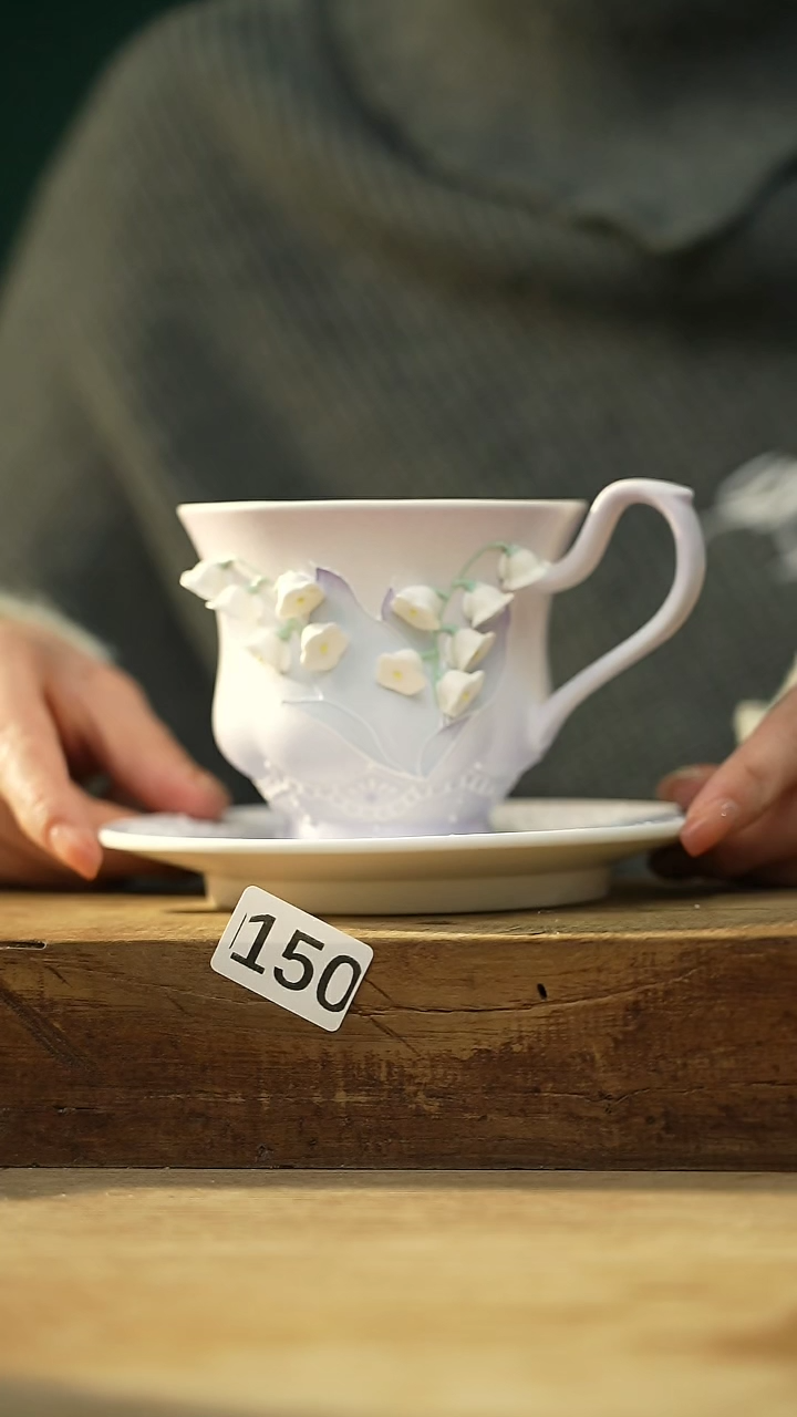 【闪购商品】瓷片新品！设计师款手绘/咖啡杯 