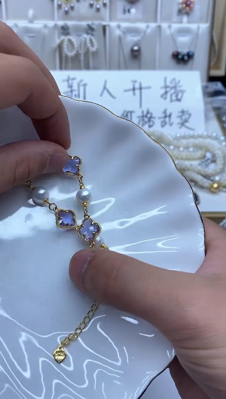 未镶嵌手绳淡水珍珠手链多样性发其一