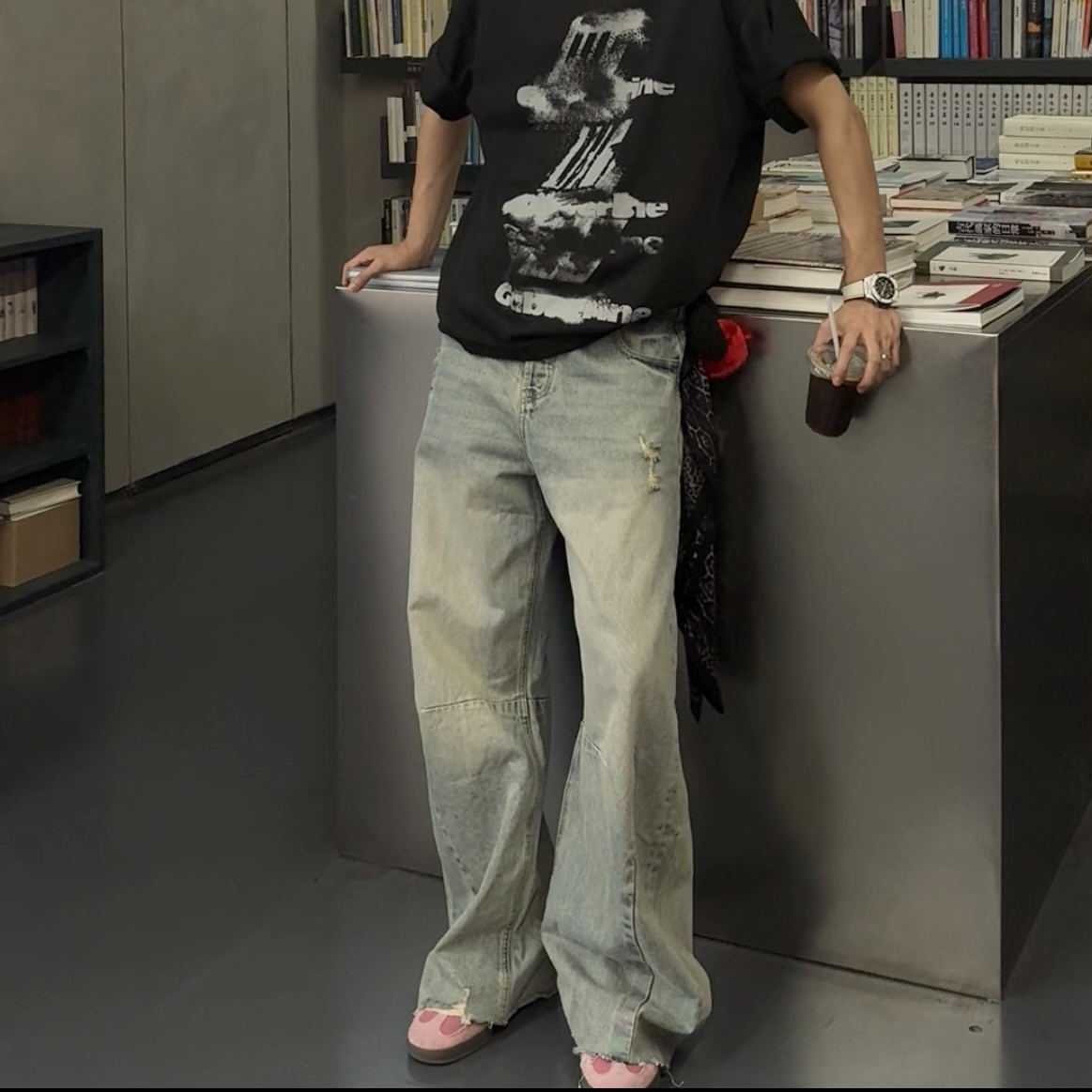 【VERA NOVA】子豪的秋冬水洗超长拖地牛仔裤