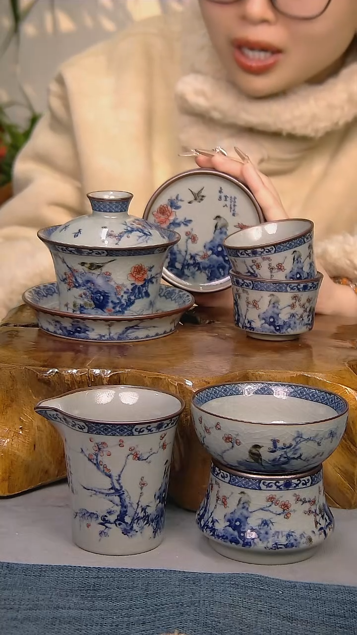 【闪购商品】6件套陶瓷茶具家用简装系列  