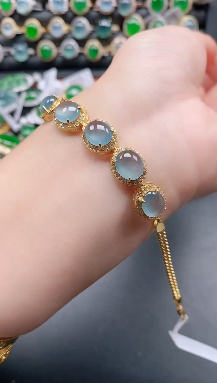 银S925镶嵌戒指翡翠11111