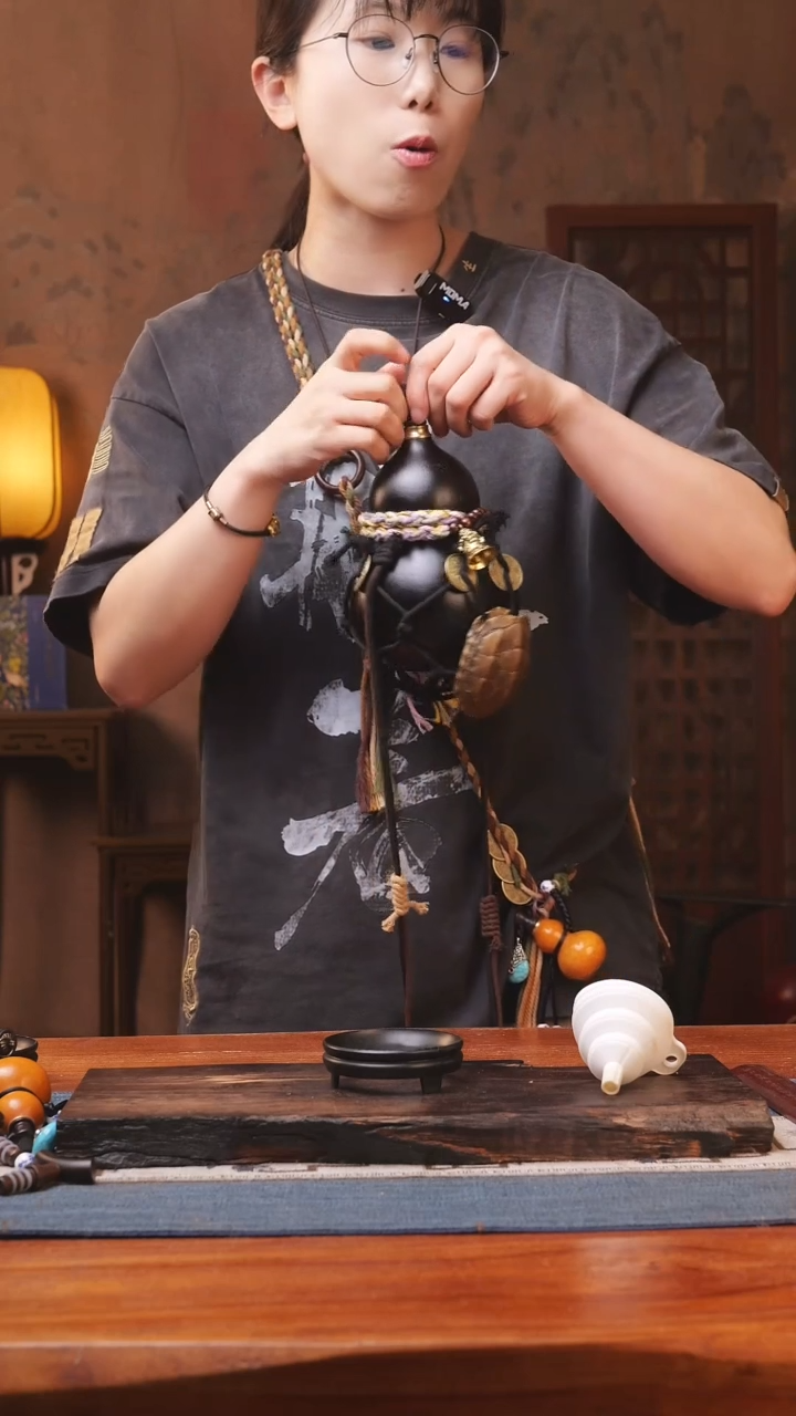 1802号精品大漆葫芦防腐防渗装水茶酒