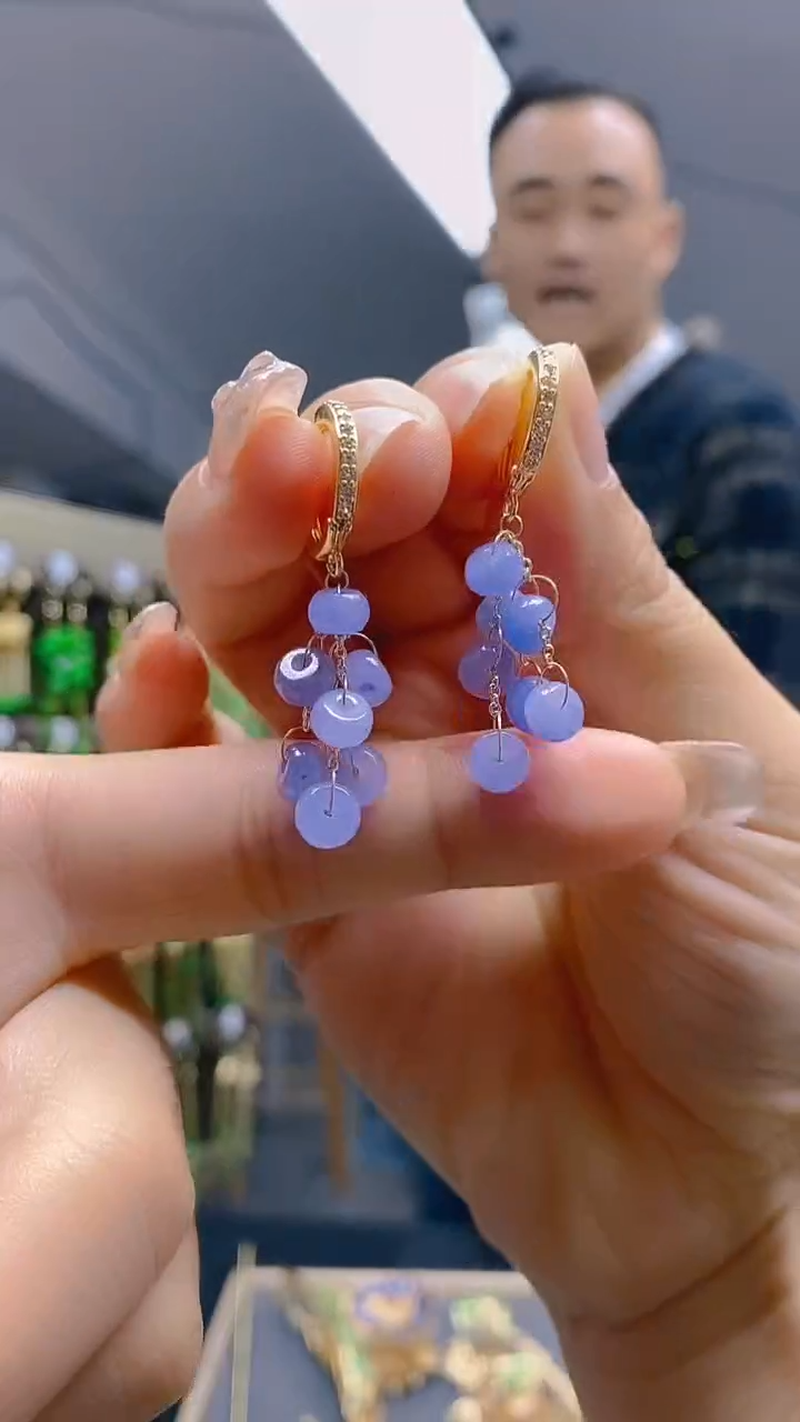 【闪购商品】翡翠耳饰合金108翡翠耳包