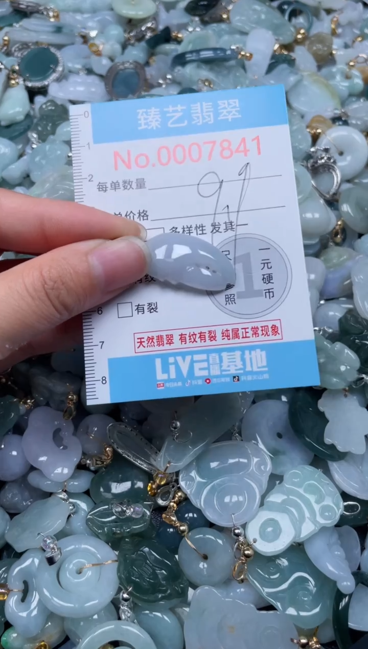 颈饰未镶嵌翡翠7841