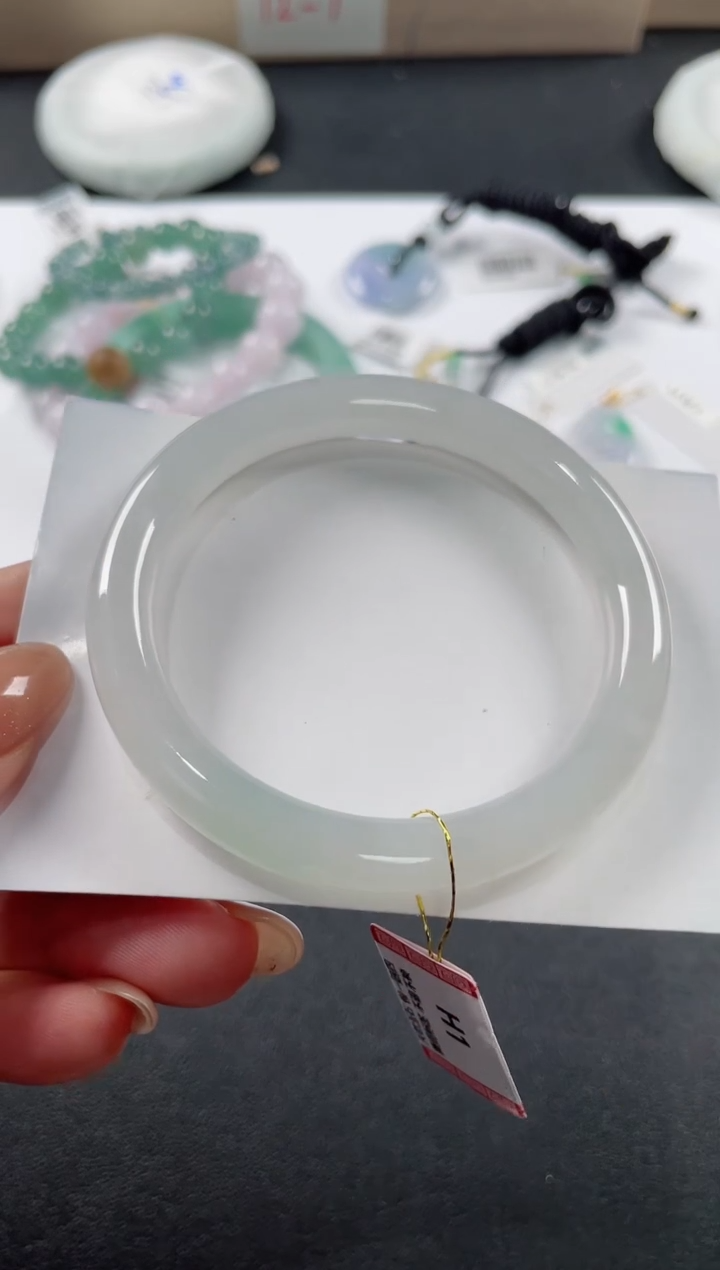 未镶嵌手镯翡翠基地发货H 0689 53+