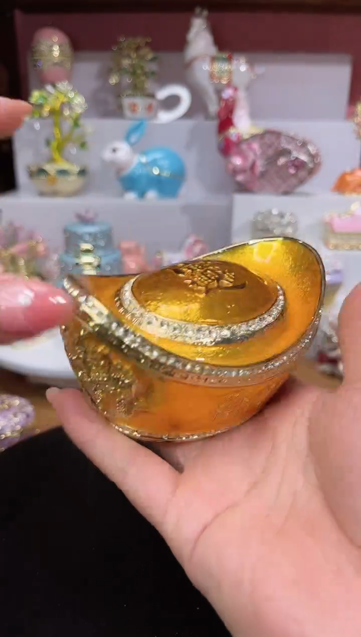 【闪购商品】易尚宝珐琅彩首饰盒