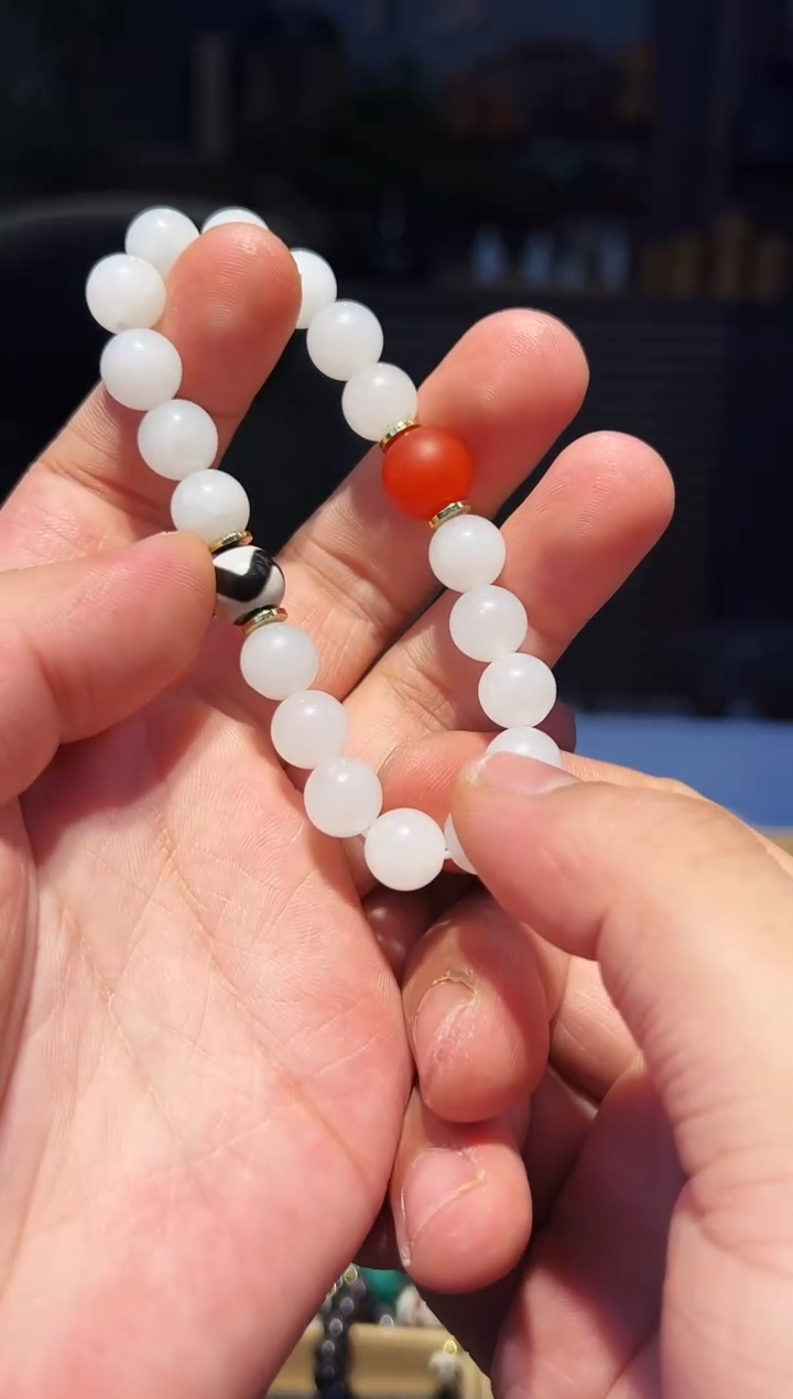 未镶嵌手串和田玉10+