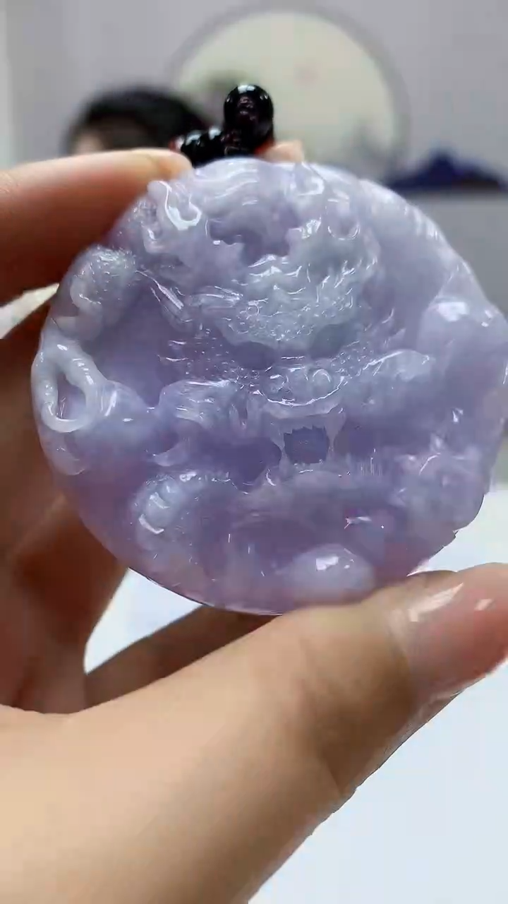 【闪购商品】定制翡翠未镶嵌4902ms-毛货230龙牌