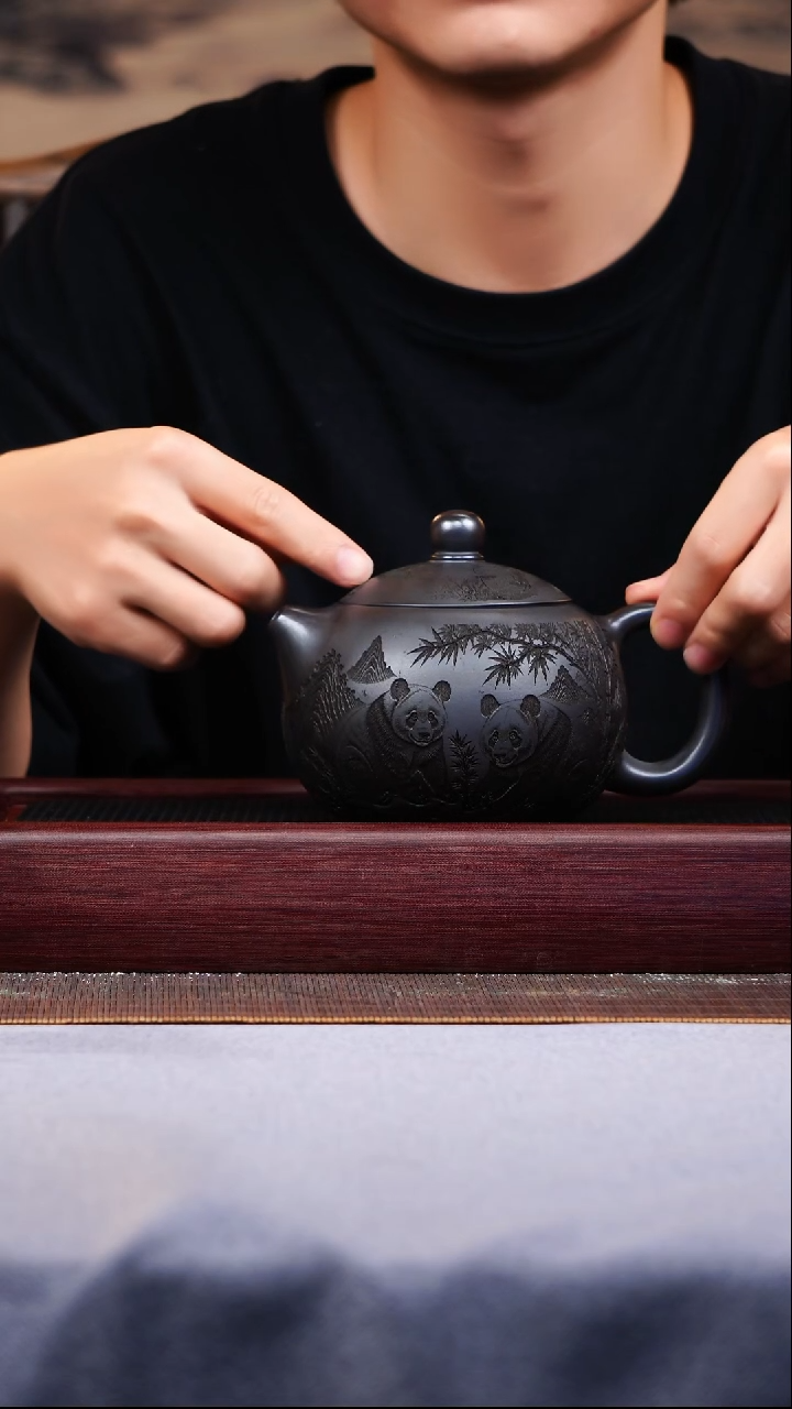 茶壶紫砂宜兴原矿紫砂作品