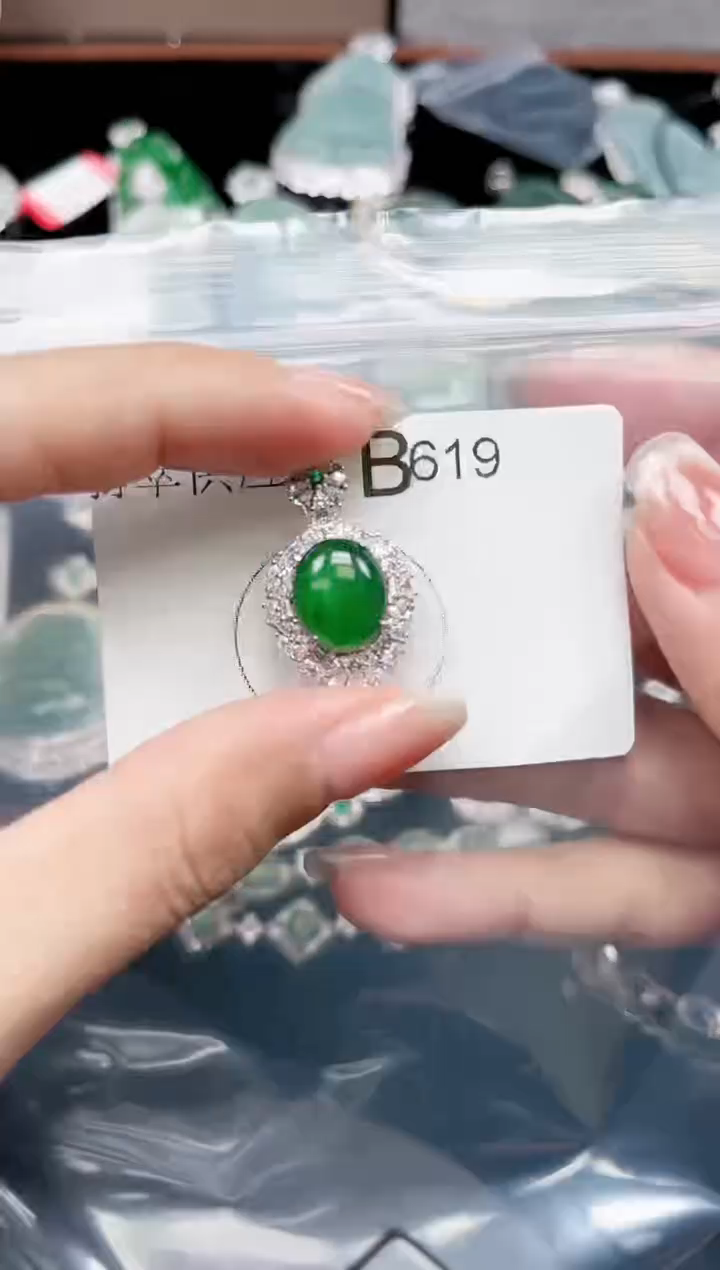 【闪购商品】翡翠颈饰未镶嵌619赠皮绳