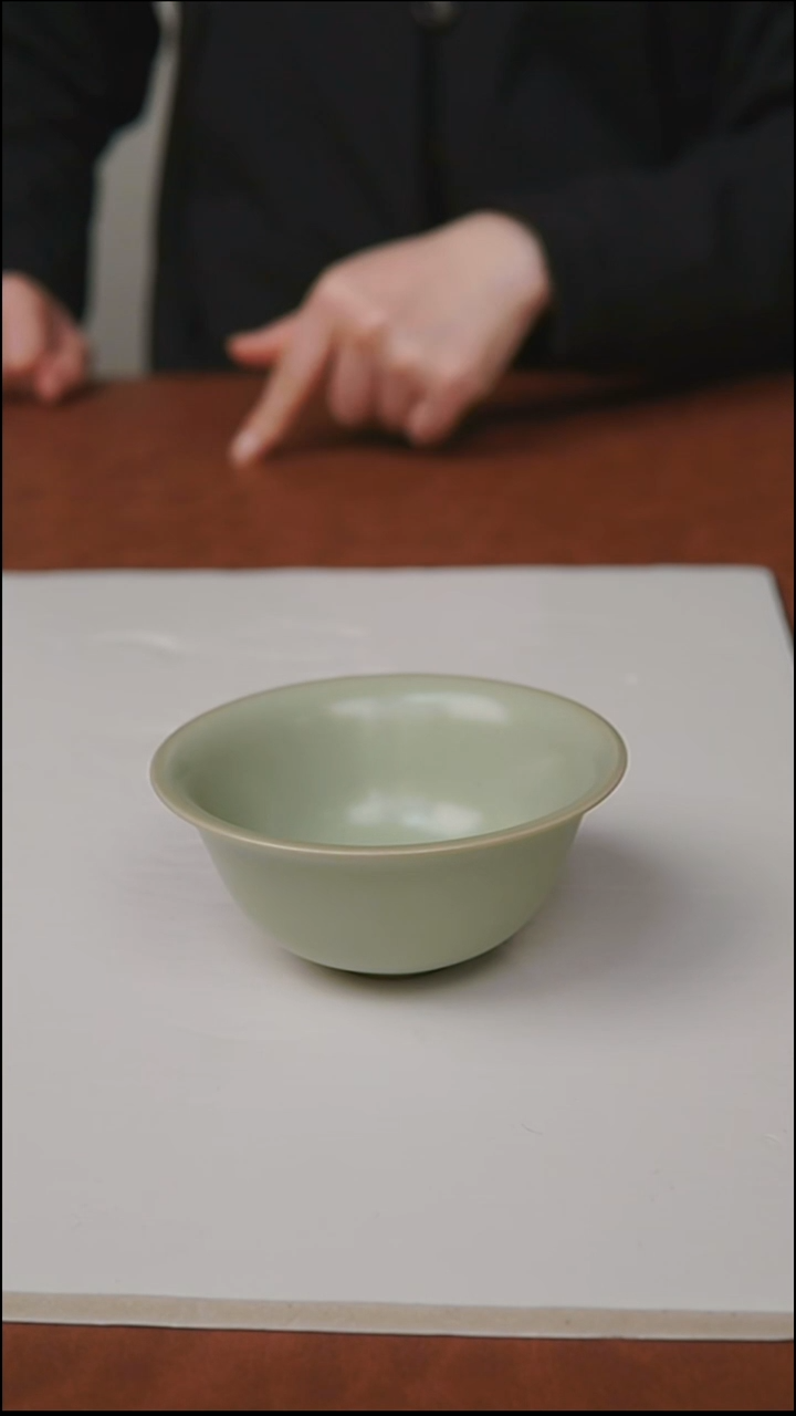 杯子瓷富山严选汝瓷，茶碗