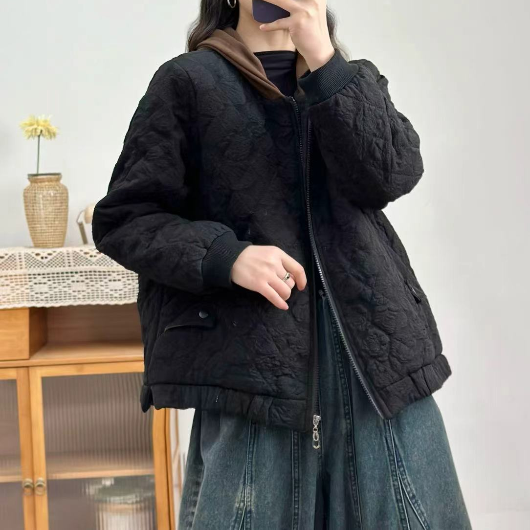 18788新款冬季加绒洋气减龄外套
