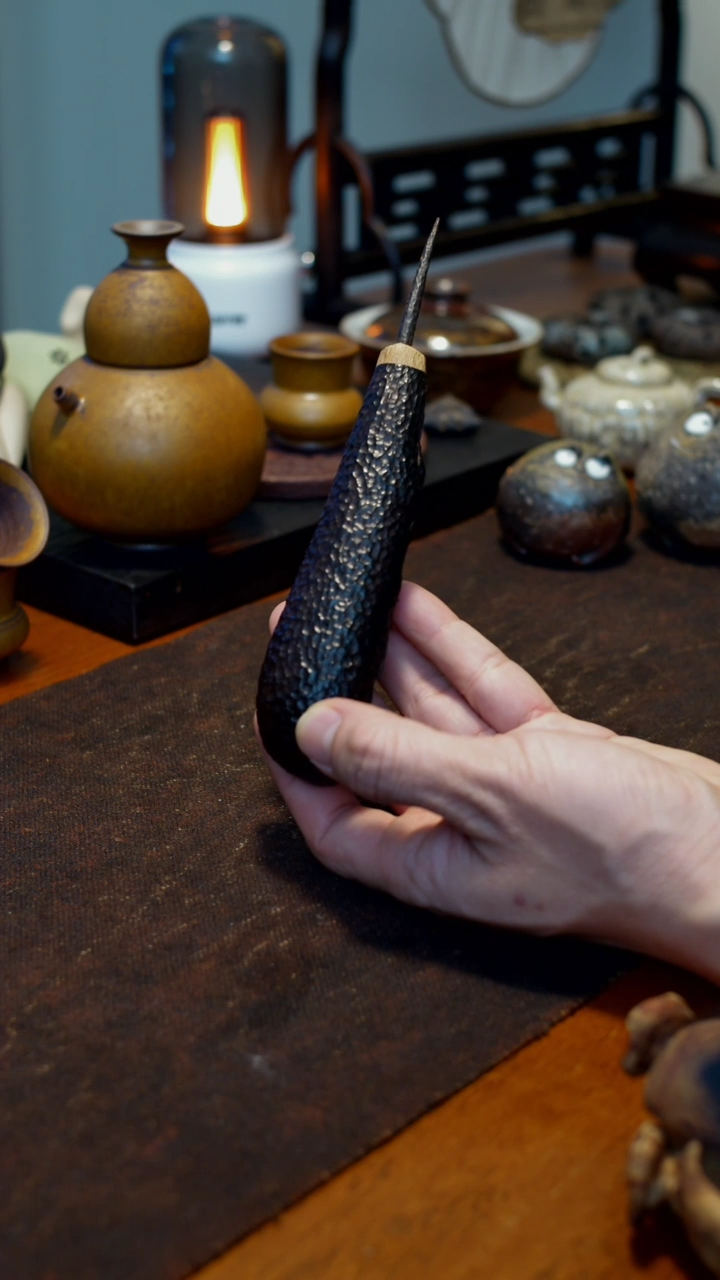 【闪购商品】茶刀茶针紫光檀材质