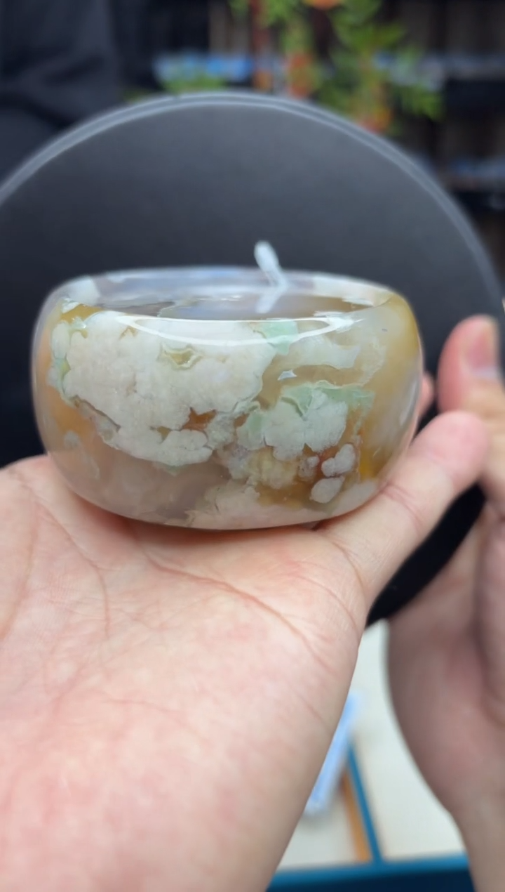 【闪购商品】石英质玉手镯未镶嵌170（58圈赠送镯心）