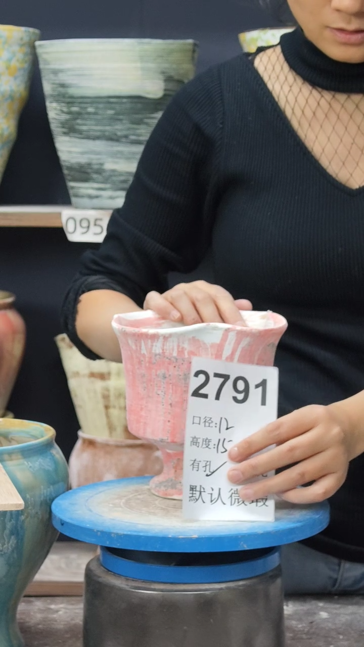 江西景德镇花盆微瑕2791