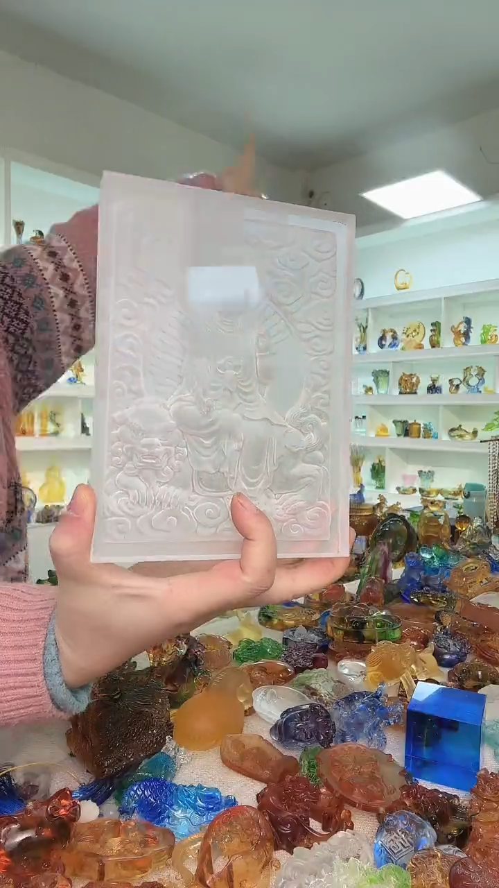 手工艺品琉璃文殊