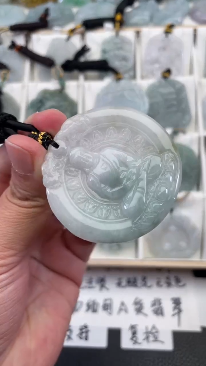 颈饰未镶嵌翡翠天然缅甸翡翠A货232