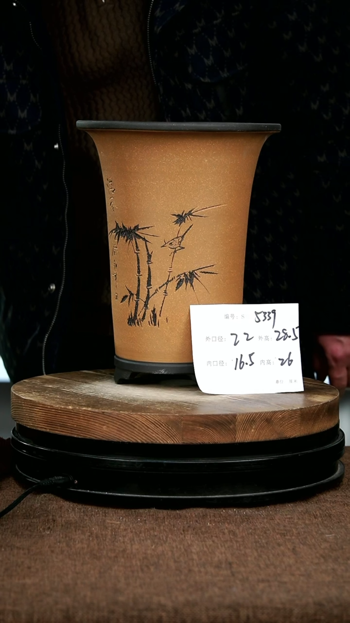 【闪购商品】紫砂花盆5339宜兴紫砂花盆