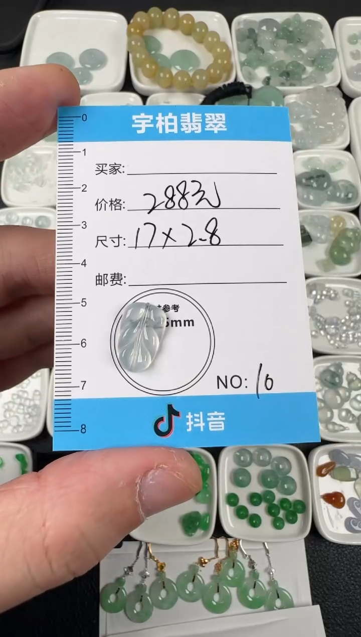未镶嵌定制翡翠天然A货翡翠+叶子010