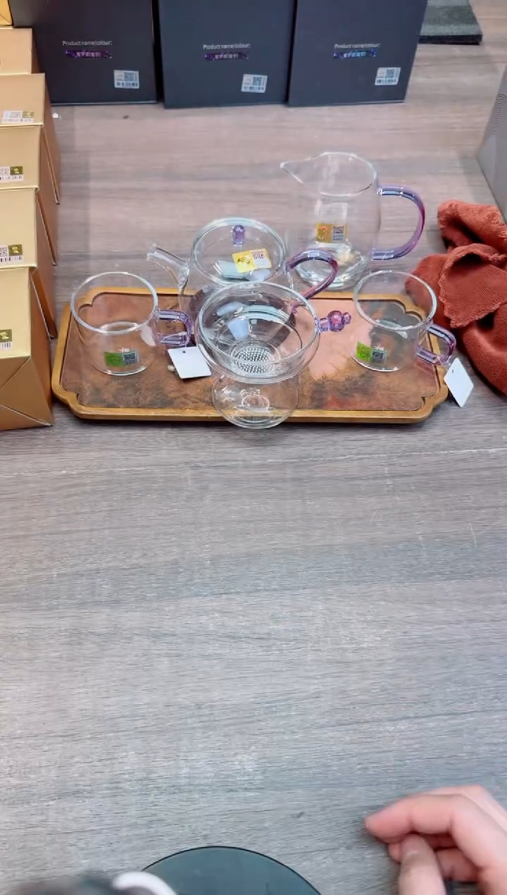 禾器升级款茶漏紫+澄然紫+青云壶紫+对杯紫+杯垫