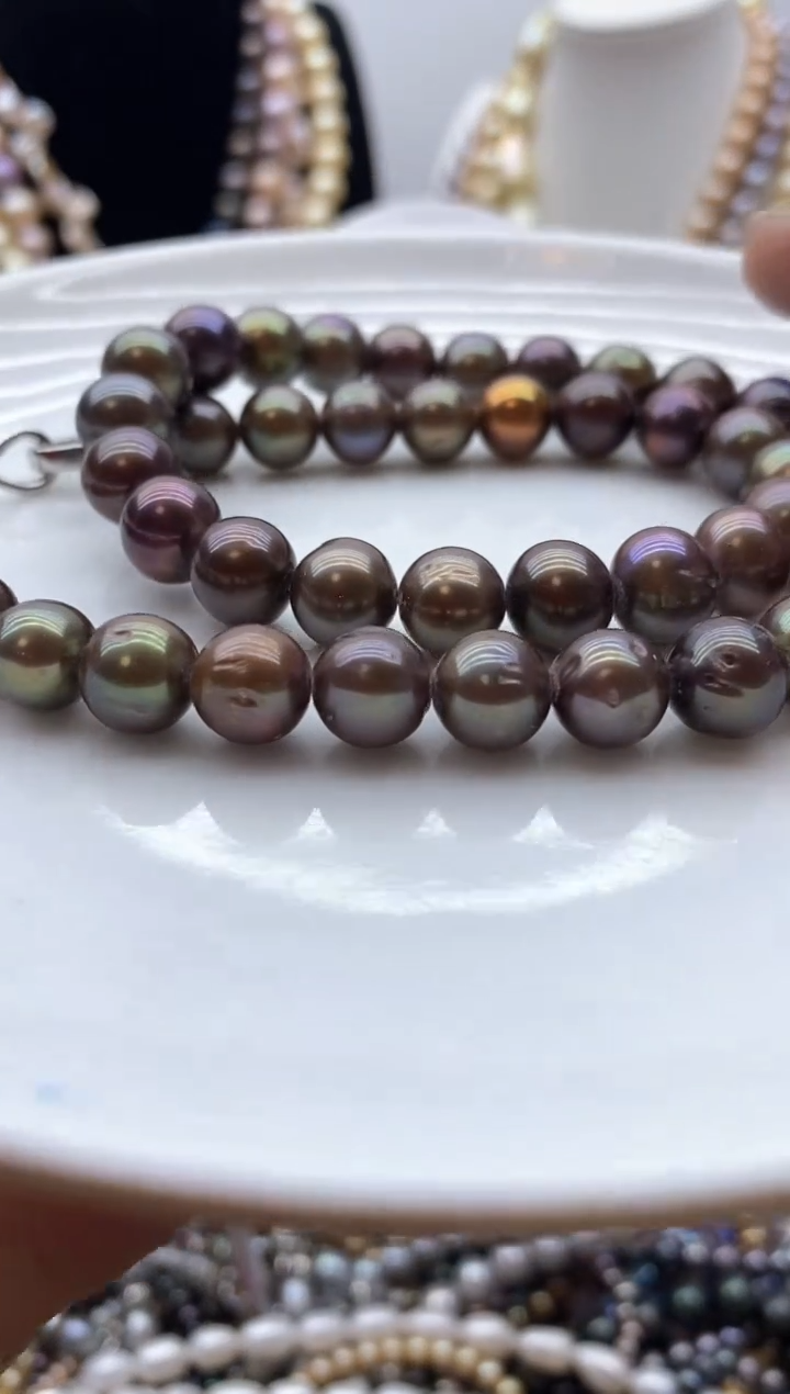 【闪购商品】淡水珍珠颈饰钛钢119