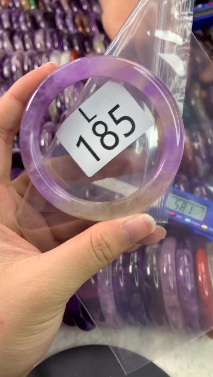 【闪购商品】水晶水晶手镯L未镶嵌185-57