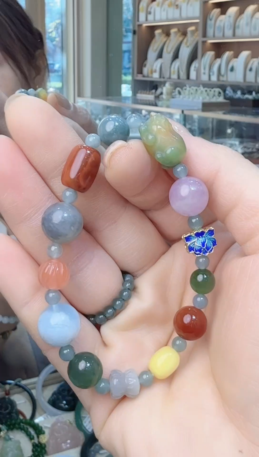 未镶嵌手链翡翠多宝