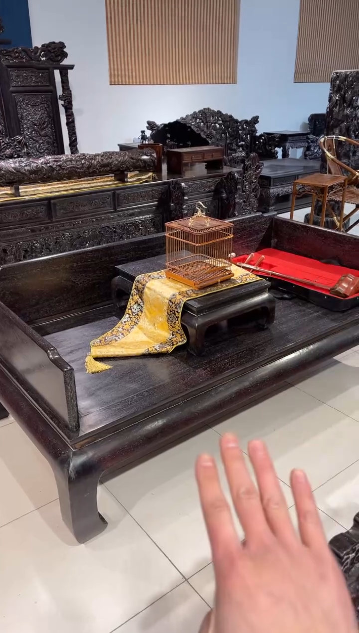 【闪购商品】木木雕罗汉床两件、、、、、、