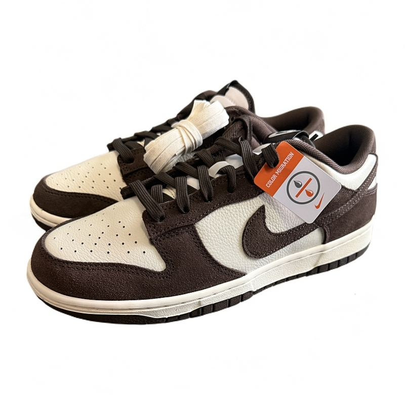 【西安开元NIKE正品保证】NIKE Dunk Low 白棕男子板鞋FQ8249-104
