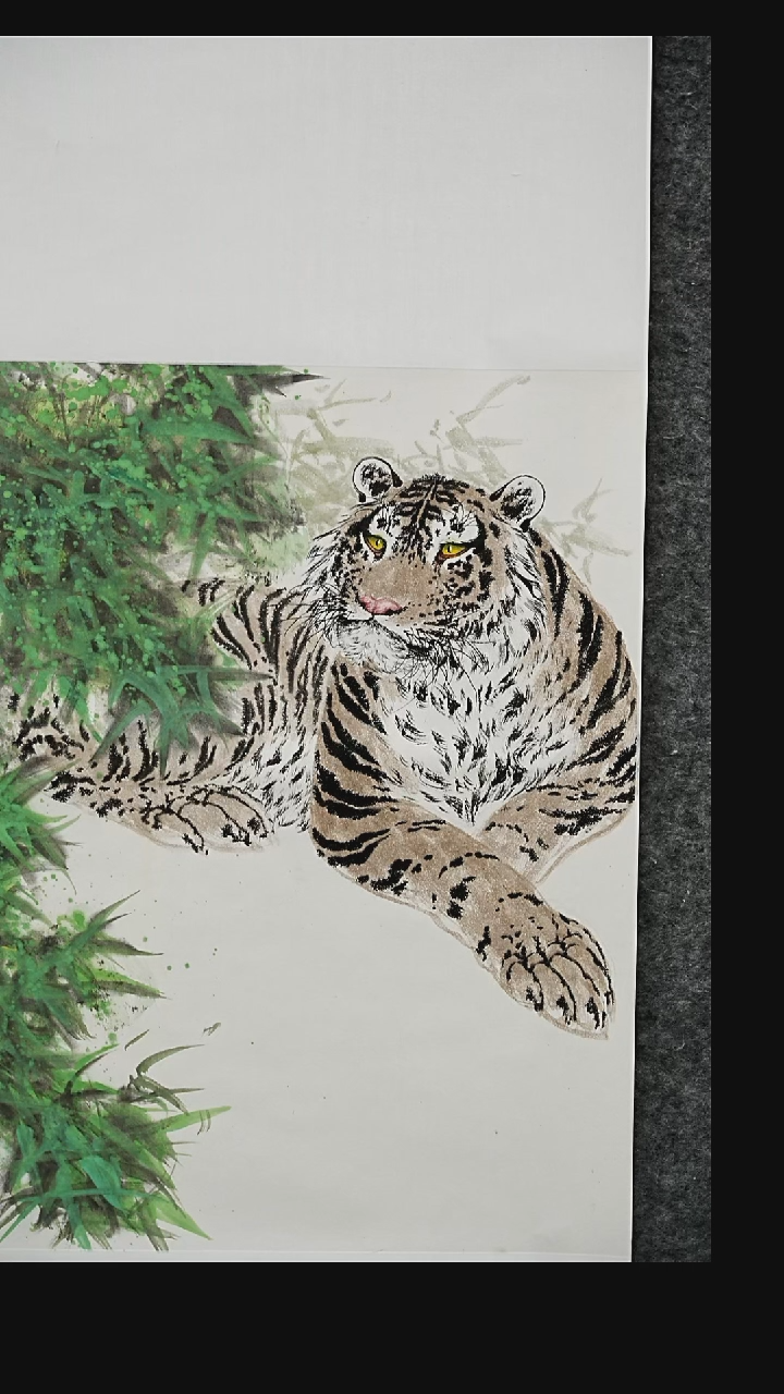 国画国画作品WJS老师